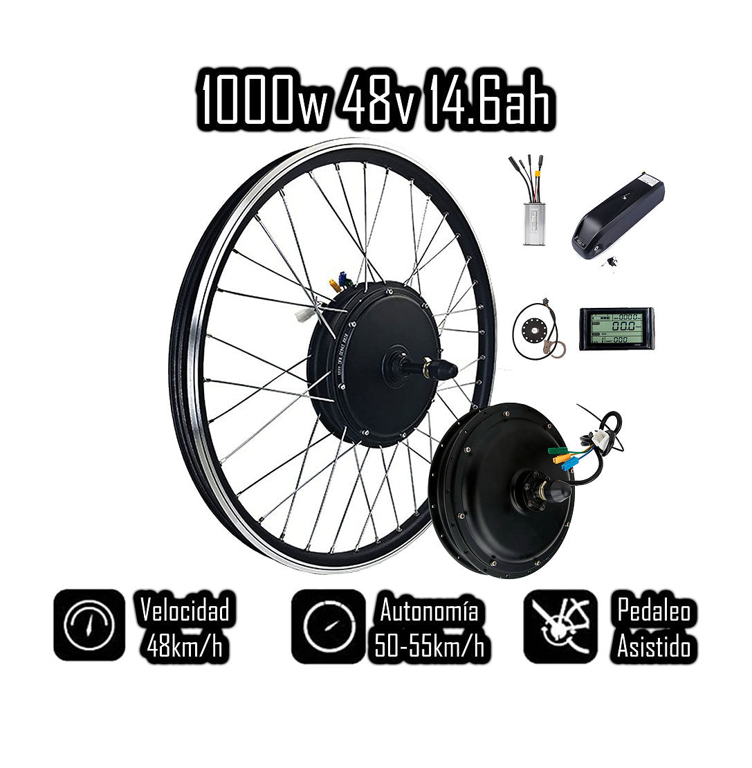 Kit de conversión eléctrica 1000w 14.6ah 48v